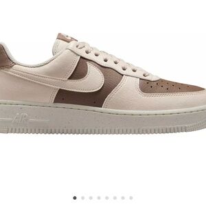 Nike Women’s Air Force 1 Low — Cream and Brown